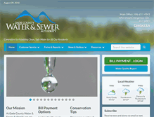 Tablet Screenshot of mydadewater.com